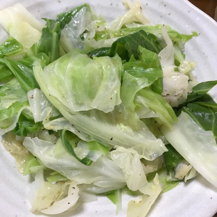 胡麻油のキャベツサラダ